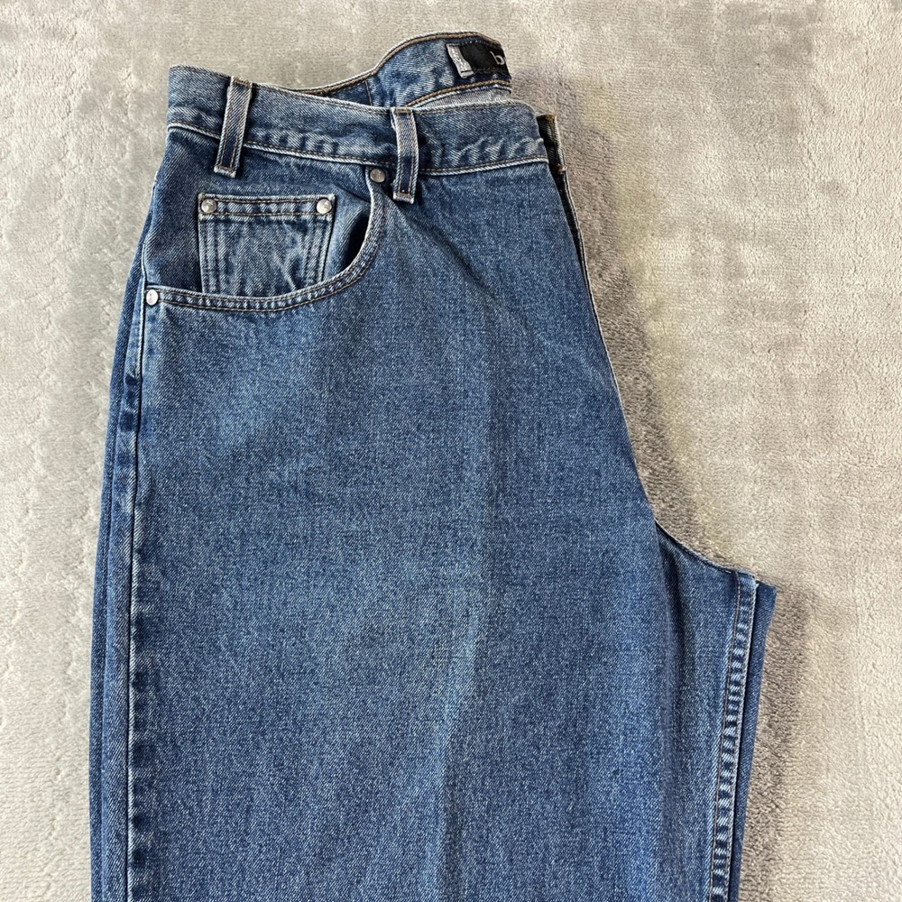 Vintage Levis SilverTab Baggy Jeans Mens 38x28 Blue USA 1998 Grunge Skater Punk - Picture 10 of 12